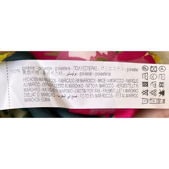 NWT Zara Blogger’s Favorite Floral Satin Effect Cutout Long Sleeve Mini Dress - Picture 16 of 16